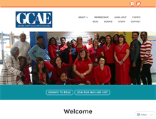 Tablet Screenshot of gcae4me.org